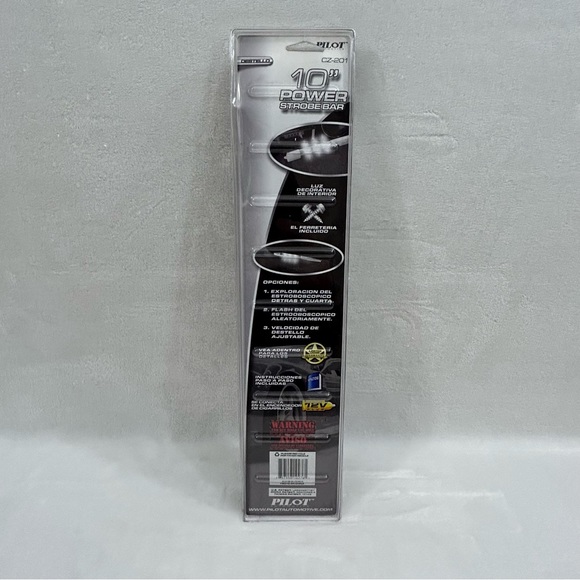 Pilot Automotive 10” Power Strobe Bar Interior Accent Light CZ-201 NEW. - Picture 6 of 7